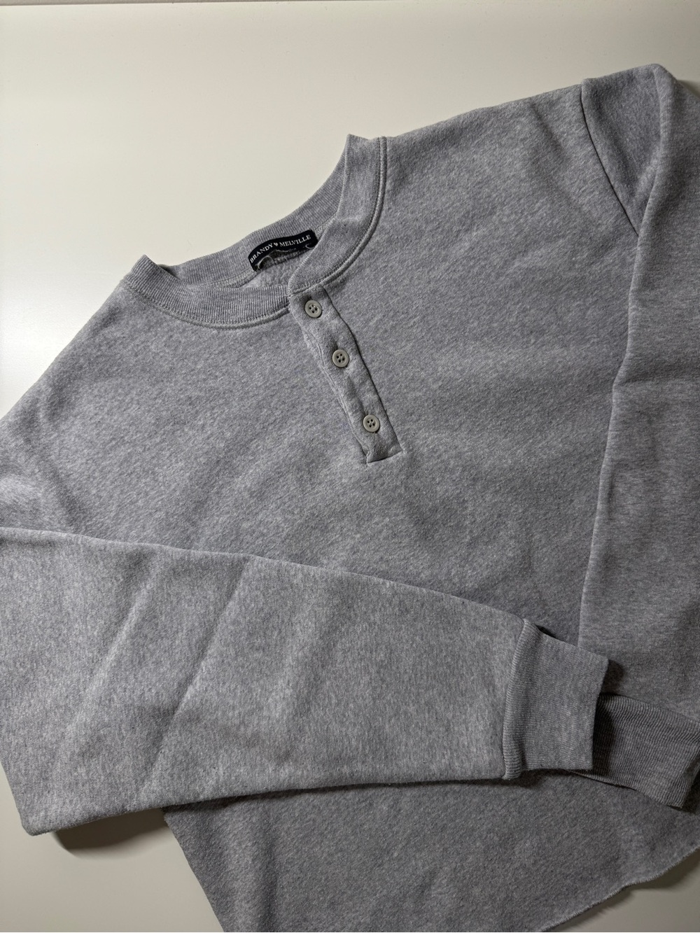 Brandy Melville Grey Crewneck Sweater